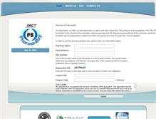 Tablet Screenshot of pharmabayonline.com